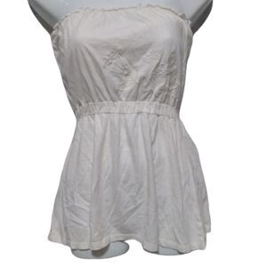 Fossil strapless cotton blouse S